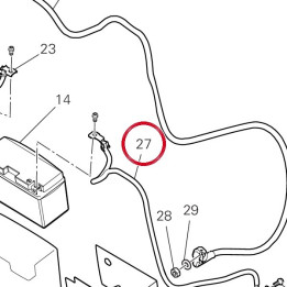 Câble negatif 51311011C — réf. 51311011C | Ducati Store