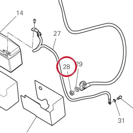 Écrou M6 75050051A — réf. 75050051A | Ducati Store