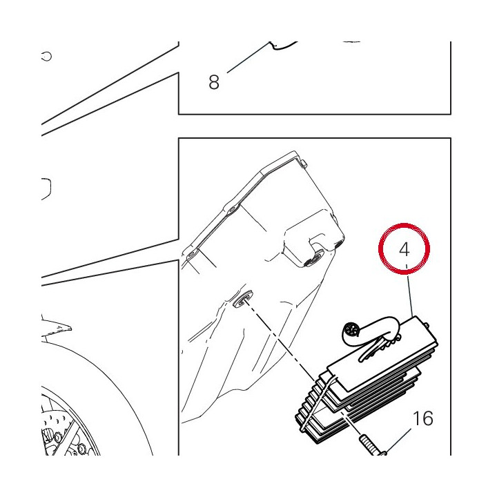 Regulateur de tension — réf. 54040111C | Ducati Store