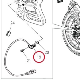 Capteur vitesse 55219421B — réf. 55219421B | Ducati Store