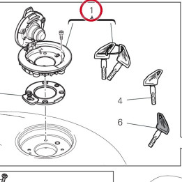 Bouchon de réservoir — réf. 89520481C | Ducati Store