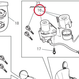Commutateur À clé 65220241D — réf. 65220241D | Ducati Store