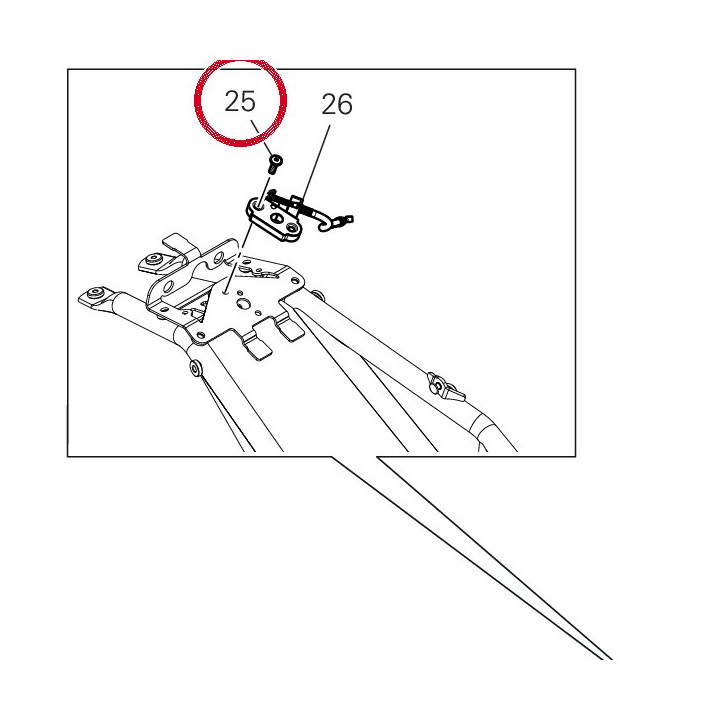 Verrou pour serrure — réf. 59840611A | Ducati Store