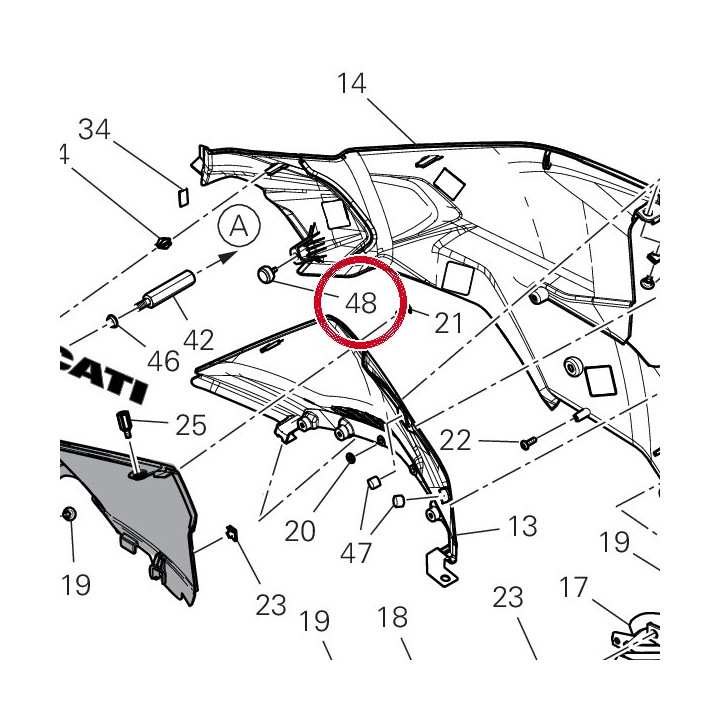 Tampon 86613771A — réf. 86613771A | Ducati Store