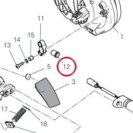 Entretoise 71011901A — réf. 71011901A | Ducati Store