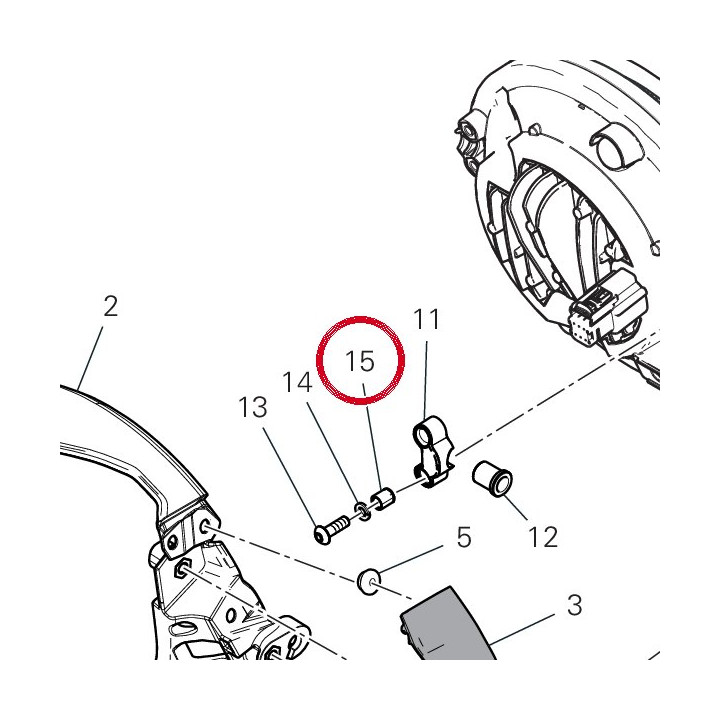 Entretoise 71115491A — réf. 71115491A | Ducati Store