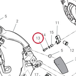 Vis tbei M5X16 77510171A — réf. 77510171A | Ducati Store
