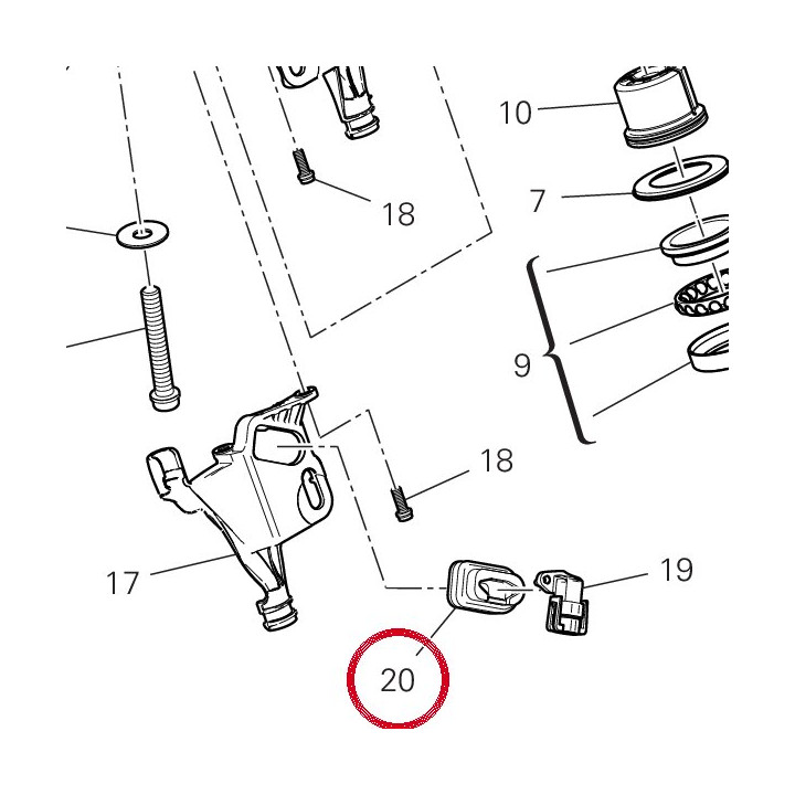 Caoutchouc 76410971A — réf. 76410971A | Ducati Store