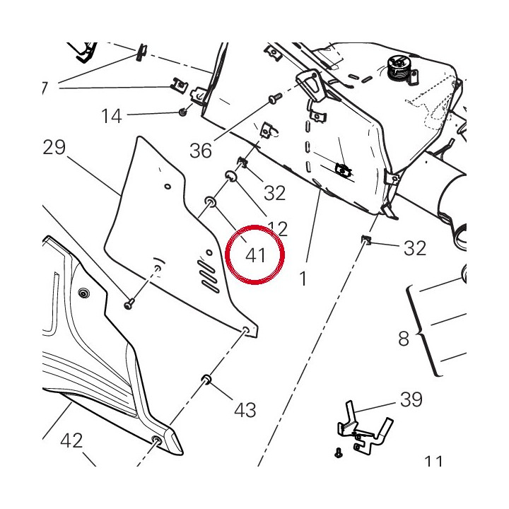 Rondelle 85241711A — réf. 85241711A | Ducati Store