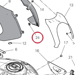 Caoutchouc 76410901A — réf. 76410901A | Ducati Store
