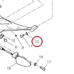 Entretoise 71614891AA — réf. 71614891AA | Ducati Store
