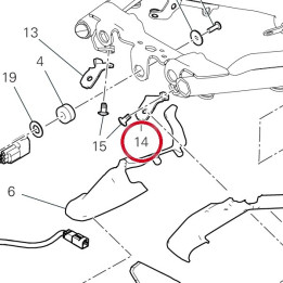 Bride droite 8301N431AA — réf. 8301N431AA | Ducati Store