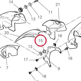 Entretoise 71614102AB — réf. 71614102AB | Ducati Store