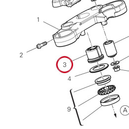 Écrou supérieur tête — réf. 70311281AA | Ducati Store