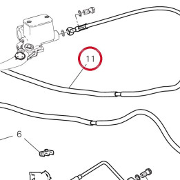 Durite maître cylindre av — réf. 61812021C | Ducati Store