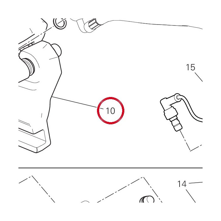 Étrier frein arrière — réf. 61141701A | Ducati Store