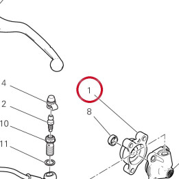 Entretoise 19510411D — réf. 19510411D | Ducati Store
