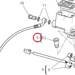 Maitre-Cylindre embrayage — réf. 63041051A | Ducati Store