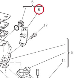Cavalier pompe embrayage — réf. 62640291A | Ducati Store