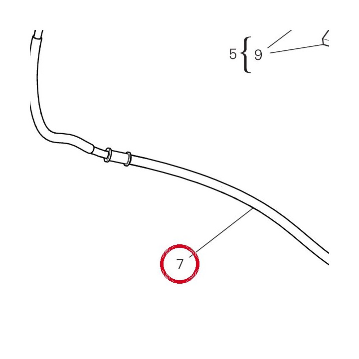 Tube commande embrayage — réf. 63210871A | Ducati Store