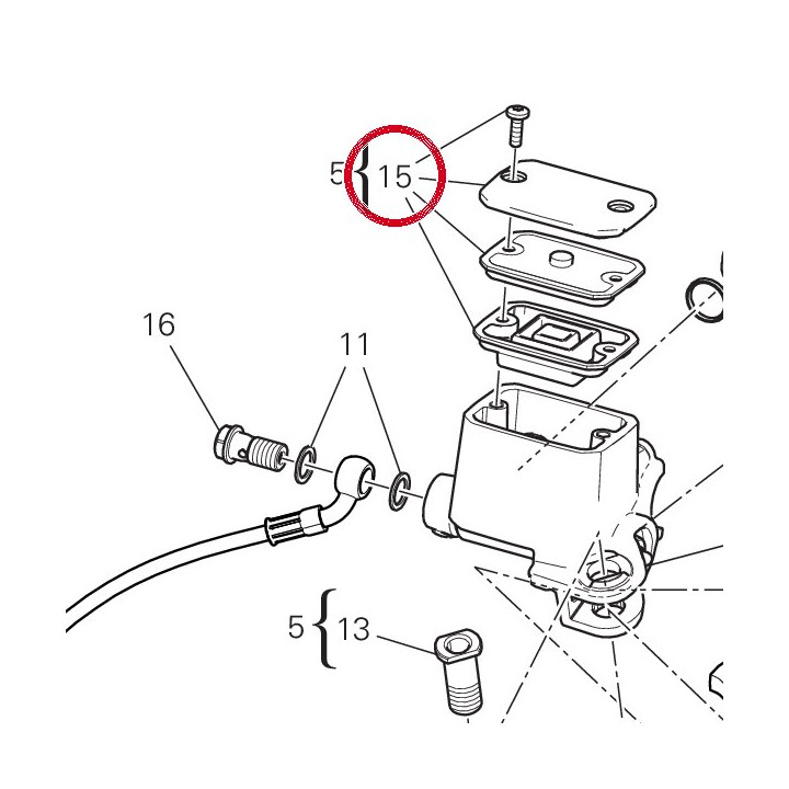 Bouchon complète 89340341A — réf. 89340341A | Ducati Store