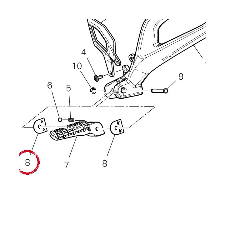 Plaquette 82711611B — réf. 82711611B | Ducati Store