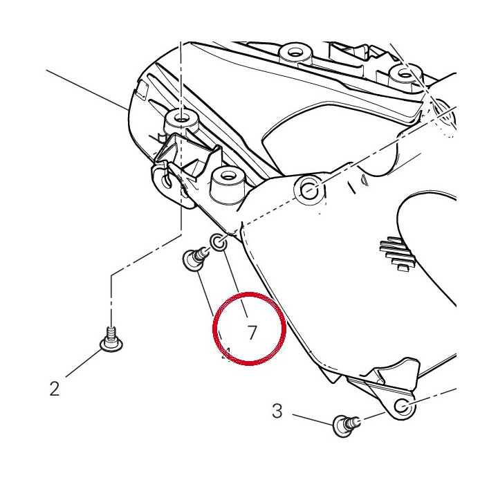 Rondelle en nylon 85611271A — réf. 85611271A | Ducati Store