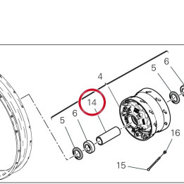 Entretoise interne 71410941A — réf. 71410941A | Ducati Store