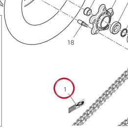 Decalcomanie réglage chaîne — réf. 43315161A | Ducati Store