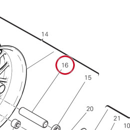 Entretoise interne 7131C551A — réf. 7131C551A | Ducati Store