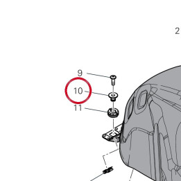Entretoise 6.5X8.5X20.5 — réf. 71616151AA | Ducati Store
