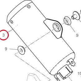 Silencieux 57315872CA — réf. 57315872CA | Ducati Store