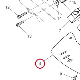 Pare-Chaleur silencieux — réf. 4601M741AA | Ducati Store