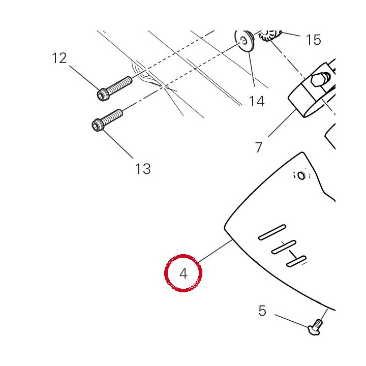 Pare-Chaleur silencieux — réf. 4601M741AA | Ducati Store