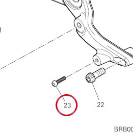Vis M5X10 77244168B — réf. 77244168B | Ducati Store