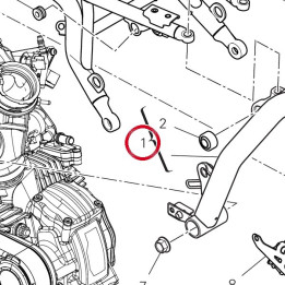 Cadre av. 47028451CA — réf. 47028451CA | Ducati Store