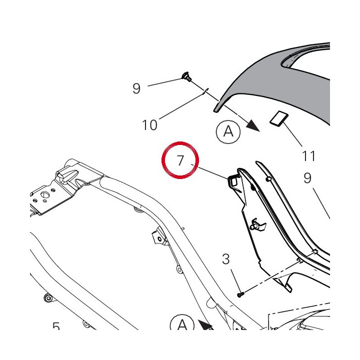 Protection 4601M961A — réf. 4601M961A | Ducati Store
