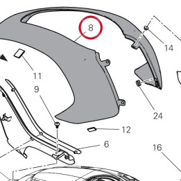 Cache réservoir rio — réf. 4601M931BP | Ducati Store