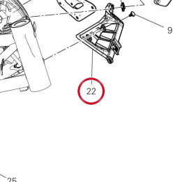 Cache radiateur 4601N021B — réf. 4601N021B | Ducati Store
