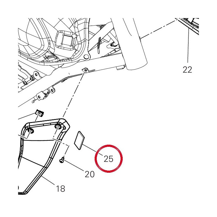 Tampon 86613241A — réf. 86613241A | Ducati Store