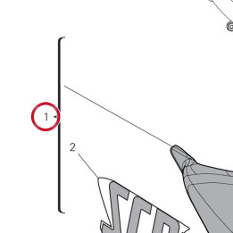 Porte-Numero D. 4601M951CA — réf. 4601M951CA | Ducati Store