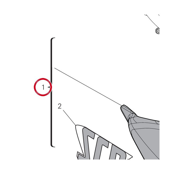 Porte-Numero D. 4601M951CA — réf. 4601M951CA | Ducati Store