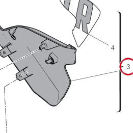 Porte-Numero G. 4601M971AA — réf. 4601M971AA | Ducati Store