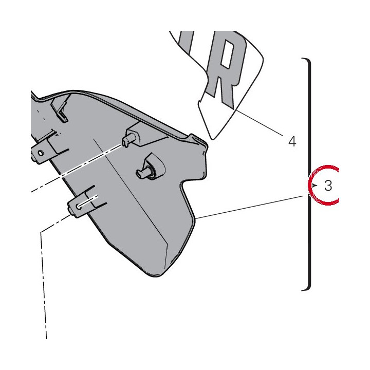 Porte-Numero G. 4601M971AA — réf. 4601M971AA | Ducati Store