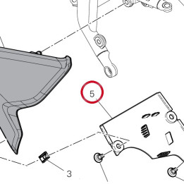 Cache centrale 4601N211A — réf. 4601N211A | Ducati Store