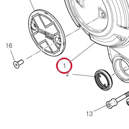 Couvercle embrayage — réf. 24311701AY | Ducati Store