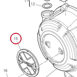 Timing check cover - M20B — réf. 24717501A | Ducati Store