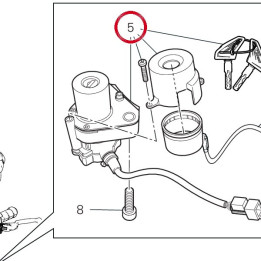 Commutateur À clé 65220391B — réf. 65220391B | Ducati Store