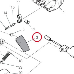 Couvercle droit 4601N171AA — réf. 4601N171AA | Ducati Store