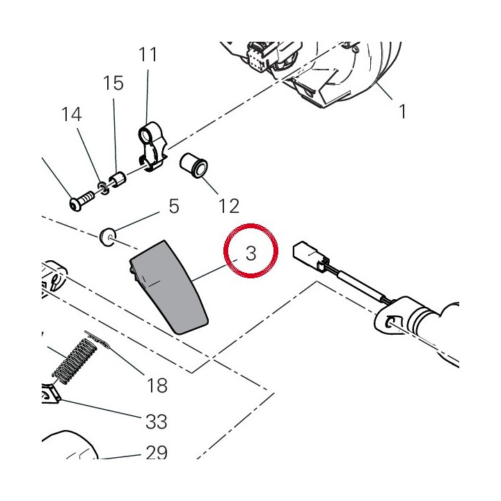 Couvercle droit 4601N171AA — réf. 4601N171AA | Ducati Store